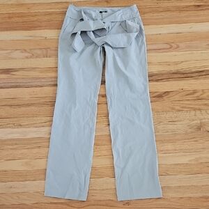 Hugo Boss Light Gray Belted Trousers. Sz 8